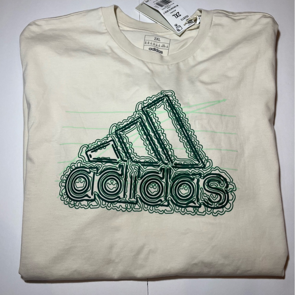 NWT Adidas M Growth Bos T IS2873 Mens 2XL Short Sleeve Shirt